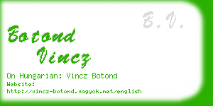 botond vincz business card